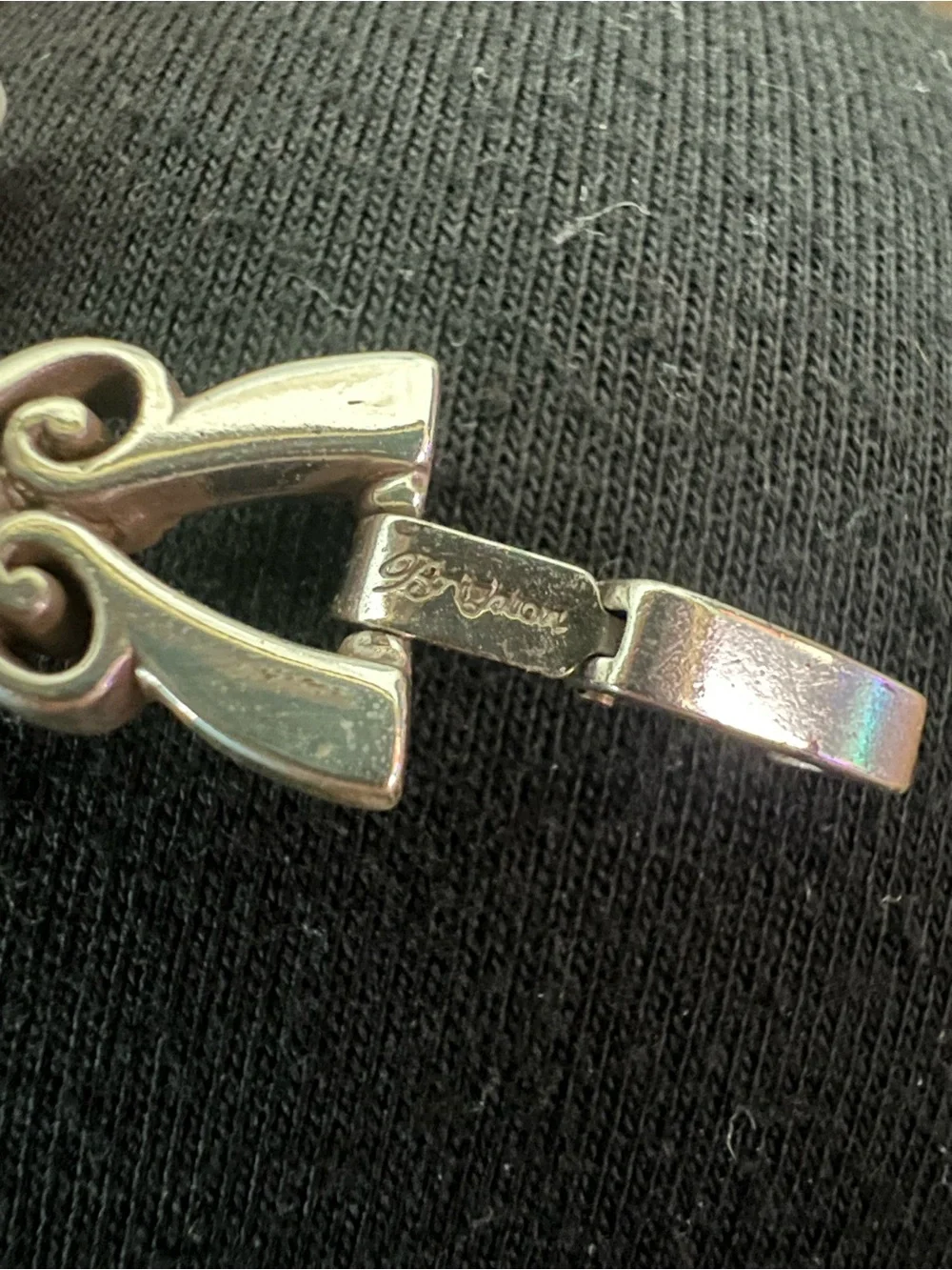 Brighton Silver Heart & Oval Link Bracelet
